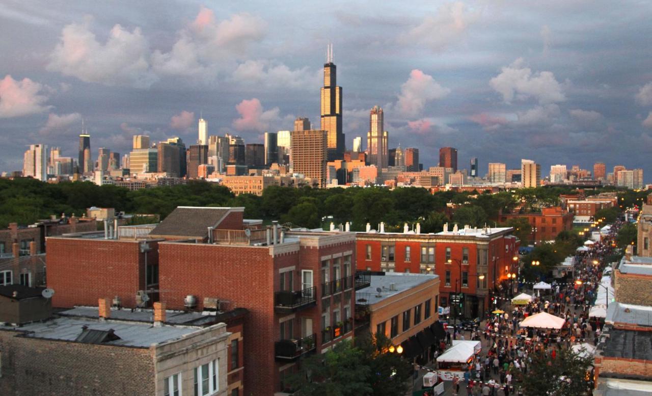 2F Chicago'S Little Italy Near West Loop & Downtown Daire Dış mekan fotoğraf